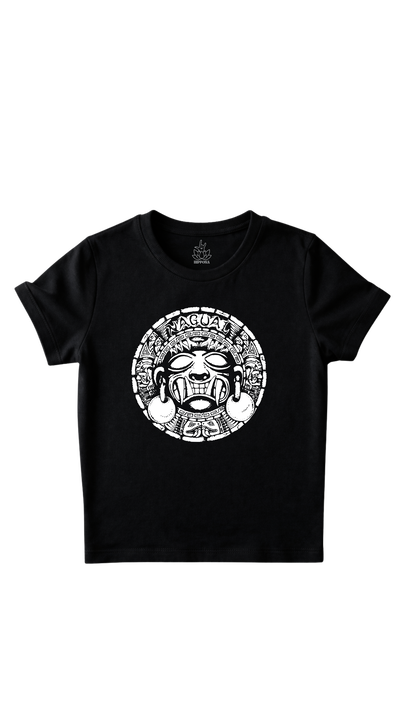 Baby tee nagual blanco