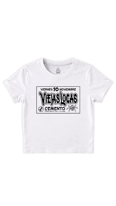 Baby tee afiche viejas locas 