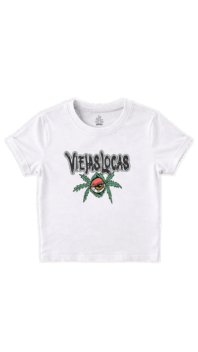 Baby tee blanca viejas clásico 