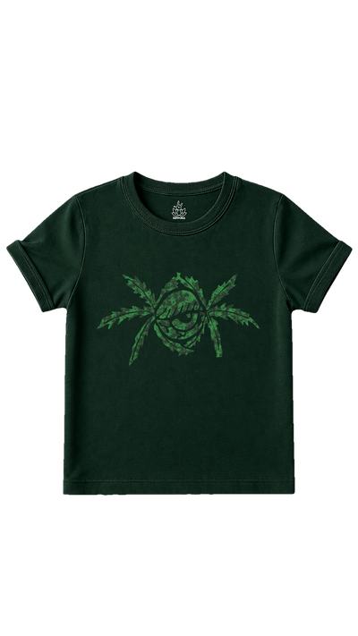 Baby tee verde viejas batik 