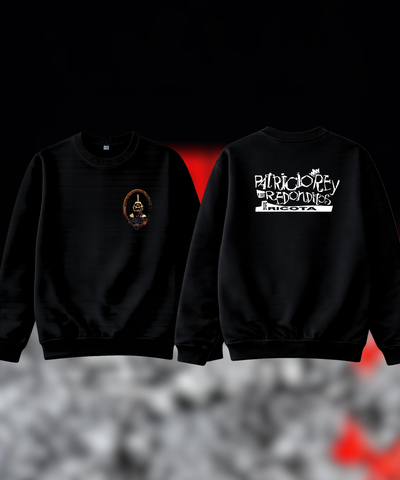 Buzo oversize luzbelito espalda prólogo