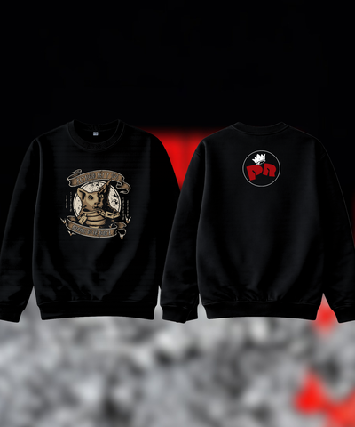 Buzo oversize lobo suelto