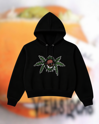 Buzo crop viejas ojo retro
