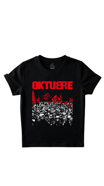 Baby tee OKTUBRE gracias indio