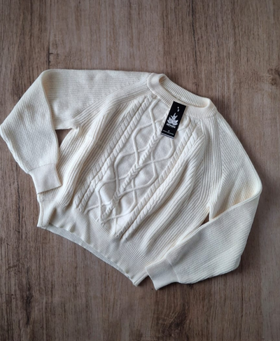 Sweater blanco bremmer sin fallas 