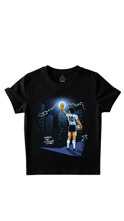 Baby tee DIEGO afiche redondos 