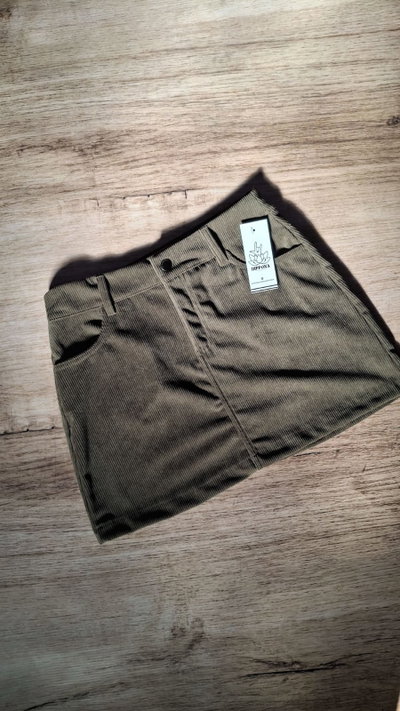 Mini corderoy verde militar 