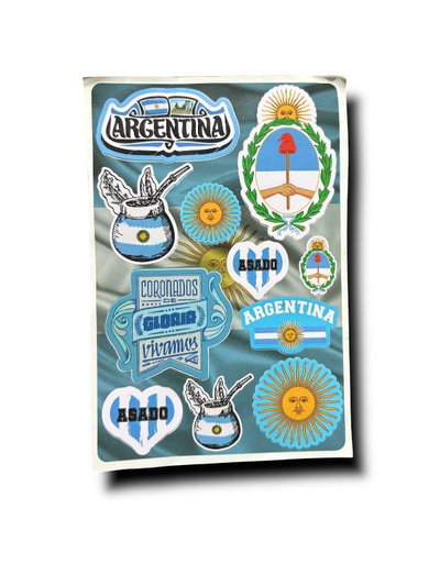 Plancha stickers Argentina 