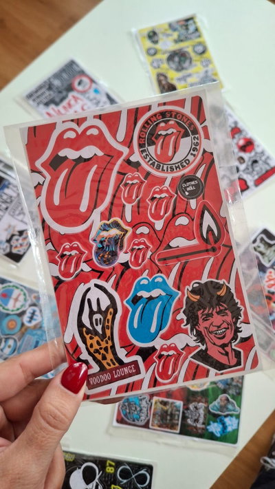 Plancha stickers Stones 