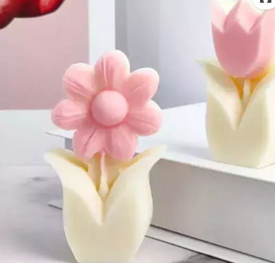 Flor vela de cera apf (aromatizada) personalizada 