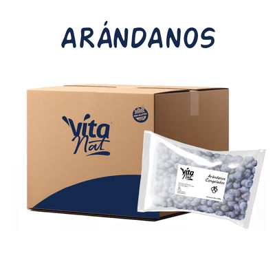 ARANDANOS PREMIUM CONGELADOS - 8 KG  (Caja c/ 16 Bolsas x 500 Gramos)