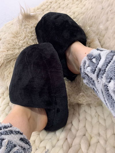 PANTUFLON NEGRO