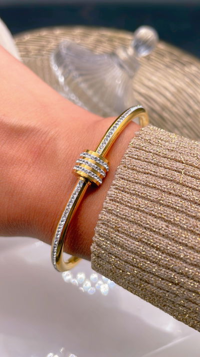 Pulsera a rosca con Zirconia