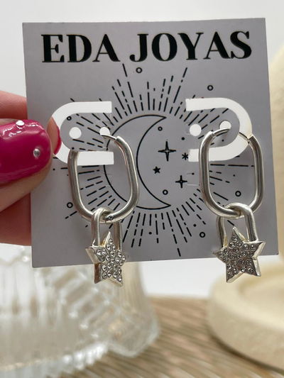 Argollas con dijes