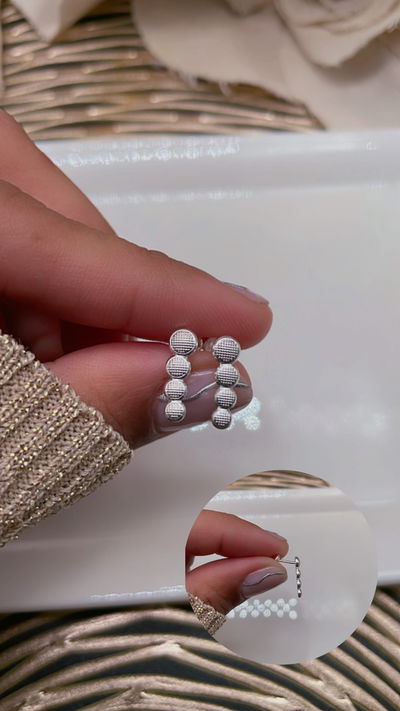 Aros pasantes baño de Plata