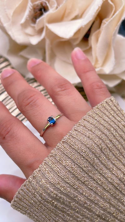 Anillo Plata y Oro