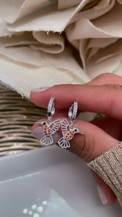 Argollas con dije 