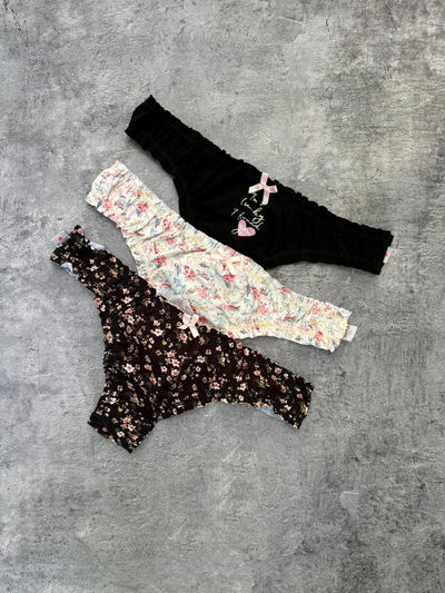 Fru fru algodon pack por 3