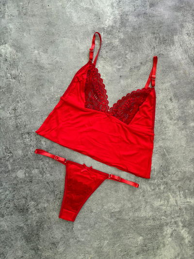 Pijama Aurora rojo ❤️