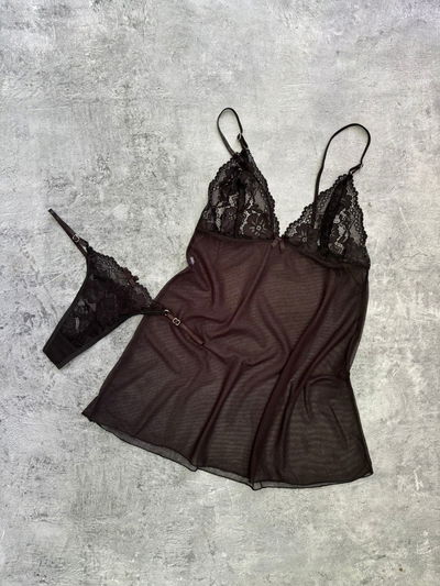 Camisolin Helena negro ❤️