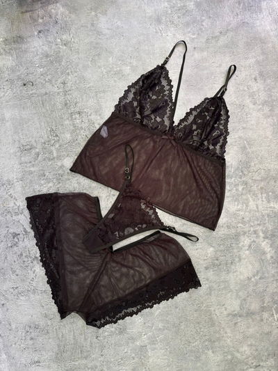 Pijama Valentina negro ❤️