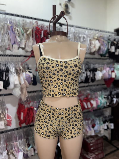 Pijama Suri Camel 💚