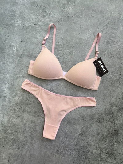 Tri algodón rosa