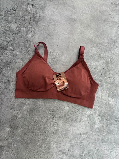 Corpiño de amamantar rosa viejo