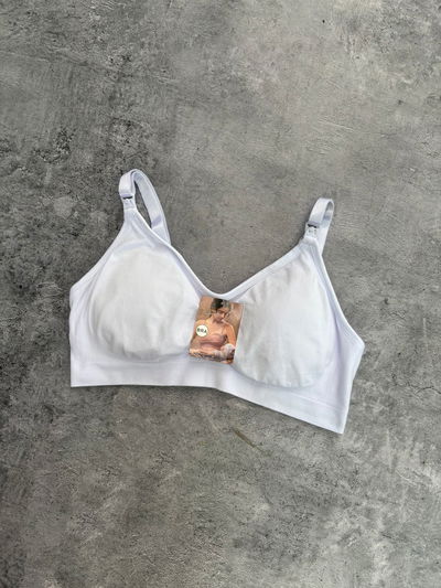 Corpiño de amamantar blanco