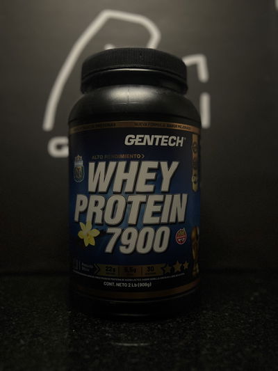 Proteína whey protein 7900 pote Gentech 2lb