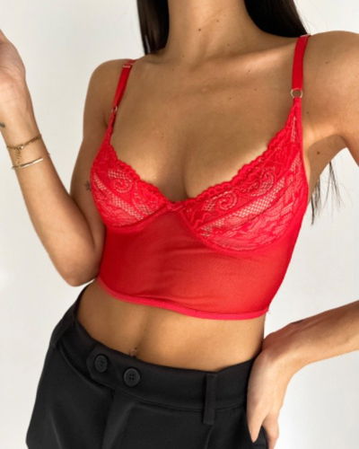Bustier madison red