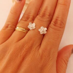 ANILLO FLOR FLOTANTE