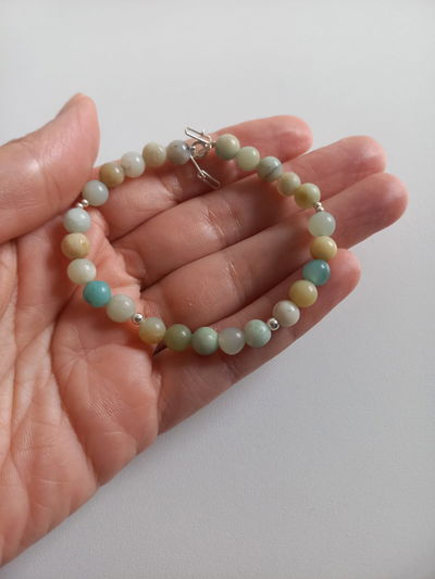 PULSERA AMAZONITA plata925