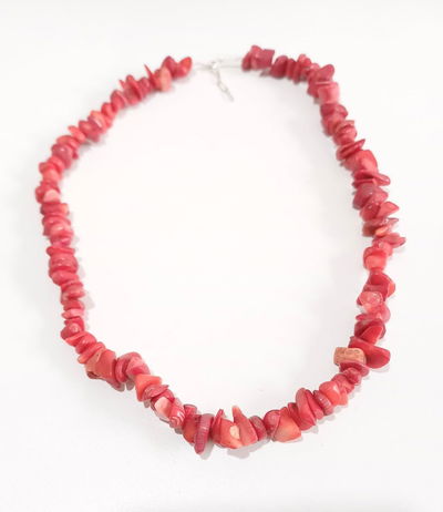 COLLAR ESCALLAS CORAL plata925