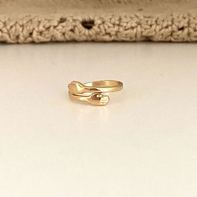 ANILLO ABRAZO DORADO 