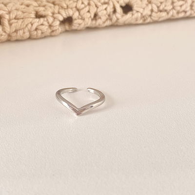 ANILLO AMELIA PLATEADO 