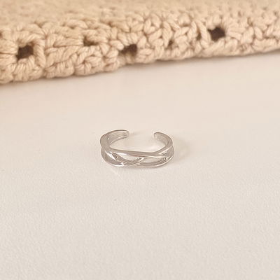 ANILLO SIENA PLATEADO 