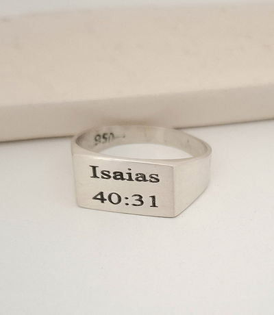 ANILLO FRASE O INICIAL 
