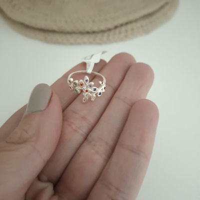 ANILLO FALANGE HOJAS