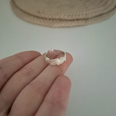 ANILLO FALANGE HOJAS