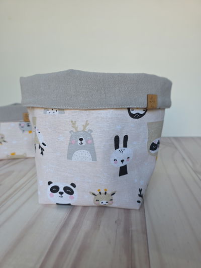 Organizador tamaño grande infantil gris