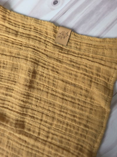 Pie de cama gasa canela 0,85 x2,25cm