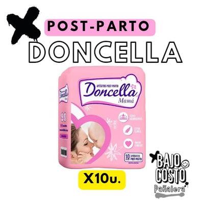 Apósitos Post Parto Doncella x 10u.