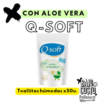 Toallitas Húmedas Q-SOFT x50u 