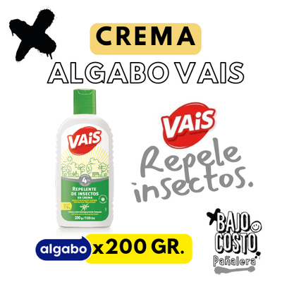 Repelente Crema VAIS x200gr.