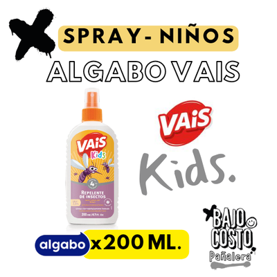 Repelente VAIS kids Spray x200ml.