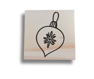 Sello Felices Fiestas N°13 -  3x3cm