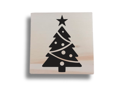 Sello Felices Fiestas N°4 -  3x3cm