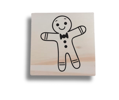 Sello Felices Fiestas N°6 -  3x3cm