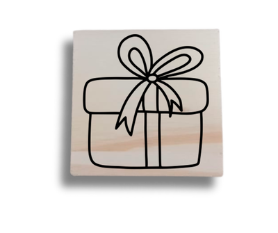 Sello Felices Fiestas N°3 -  3x3cm